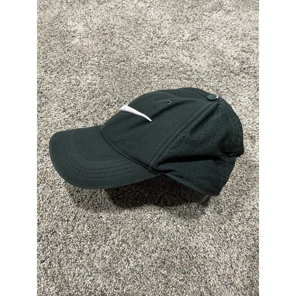 Nike Hat Mens OS Black Good Classic99 Dri-FIT Perforated Swoosh Baseball Cap